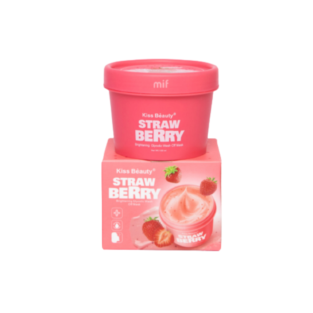 Picture of Kiss Beauty Strawberry Exfoliating Mask Scrub