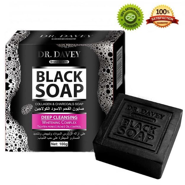 Discover Radiant Skin with DR. DAVEY BLACK SOAP: Collagen & Charcoals in Bangladesh