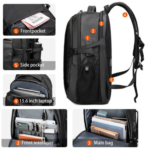 Arctic Hunter B00388 Laptop Travel Professional Backpack: Durable ...