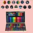 Picture of Wooden Box 180 pcs Drawing set colored pencils set