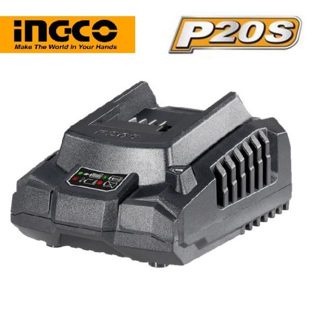 Picture of Ingco FCLI2001 Fast Intelligent Charger 20V, 50W