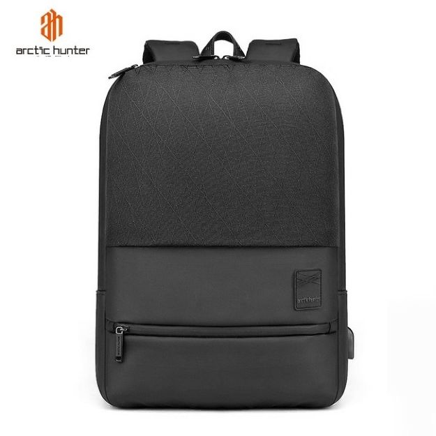 Picture of Arctic Hunter B00360 Men Usb Backpack 15.6Inch Laptop Bag Waterproof Camping Travel Shoulder Bag