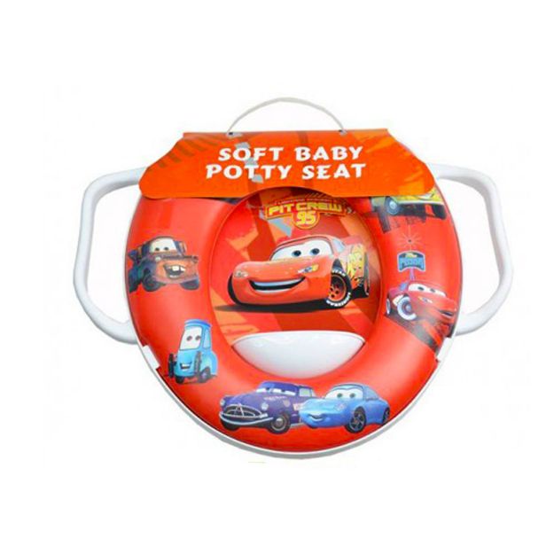 Picture of Disney Pixar Cars Baby Soft Potty Training Seat with handle