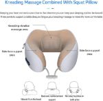 Picture of Electric U-Shaped Massage Pillow multi-function shoulder cervical neck neck shoulder neck electric massager