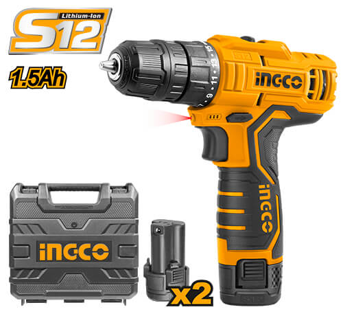 Ingco Cdli Lithium Ion Cordless Drill Powerful And Lightweight Airdeal Com Bd