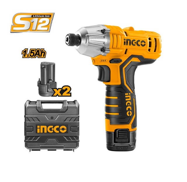 INGCO CIRLI1201 Liion Cordless Impact Driver High Performance Tool