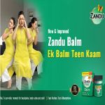 Picture of Zandu Balm Fast Action Balm for Strong Headache, Body ache and Cold, 8ml