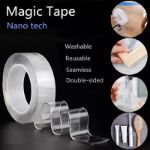 Picture of Reusable Magic Tape Nano tape for home storage Washable Double-sided Adhesive Traceless Tape