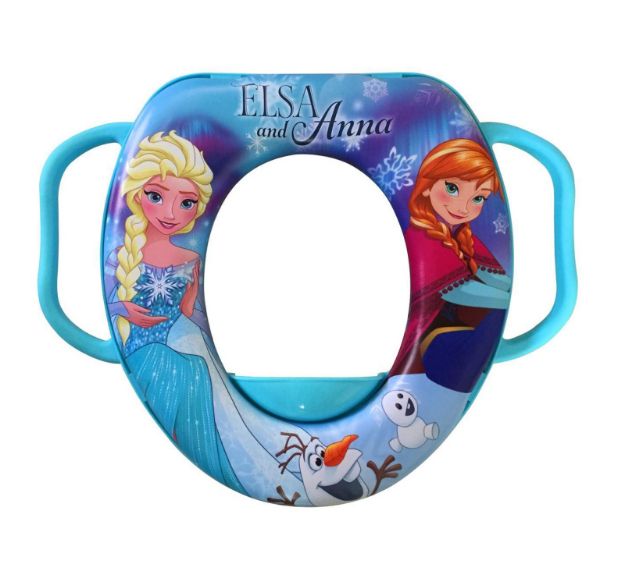 Picture of Disney Elsa and Anna Soft Baby Potty Training Seat with handle 