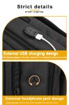 Picture of Golden Wolf GB00378 Laptop Backpack For Men USB Charging Bag Pack Large Capacity Teenager Schoolbag Male Travel Backpacks Mochilas Bags