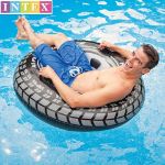 Picture of Intex Inflatable Swimming Ring Pool Beach Swimming Tyre Tube for children