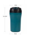 VACUUM CUP INSULATED MUG THERMOS STEEL HOT OR COLD INSULATED FLASK LEAK PROOF COFFEE MUG WITH LOCK