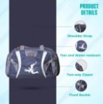 QIWAY Washable Light Weight Large Capacity Travel Bag Gym Bag Sports Bag Duffle Bag