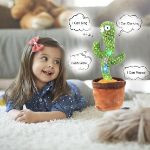 Rechargeable Talking and Dancing Cactus Tree Toy Interactive Toys 