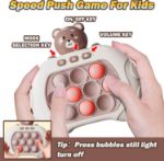 Speed Pass Push Puzzle Pop Up Game Machine with Light & Music Stress Relief Toys for kids