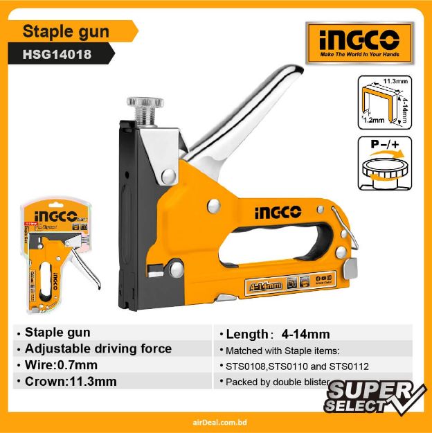 INGCO HSG14018 Wooden Stapler