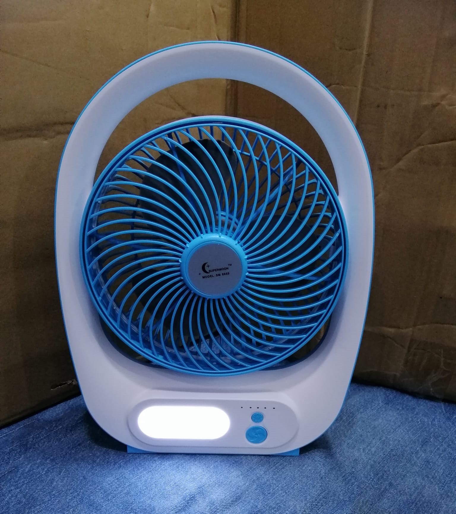 Supermoon Mini Fan: Rechargeable & Portable-airDeal.com.bd