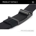 Nylon Zinc Alloy Metal Buckle Automatic Buckle Outdoor Nylon Fabric Adjustable Belt