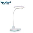 Weidasi WD-6081 Rechargeable and portable modern bed side eye-caring led table reading light with night light