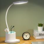 WEIDASI WD-6078 Rechargeable Eye Protection Flexible Touch Control LED Lamp With Pen Holder