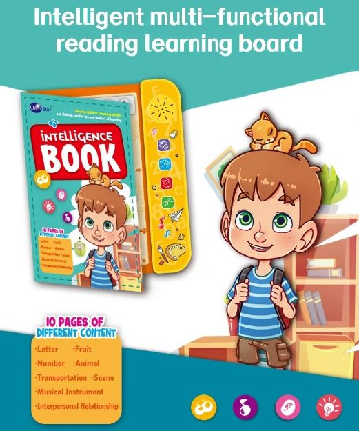 Phonetic Intelligent Learning Book multi-function English early education gifts for children