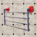 Wash Clothes Strong Chuck Drying Rack and Room Organizer with Hooks