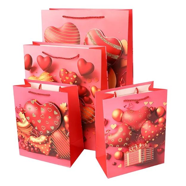 Birthday Weeding Valentine's Day Gift Bag Heart Shape