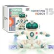 360° Degree Rotating Robot Toy with Music & Dancing