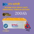 Su-Kam Plus 200Ah 6 SBT Industrial Flat Tubular Battery