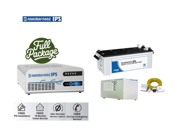	Rahimafrooz RZ-250 Sine Wave IPS Inverter + IPB-50 Flat Type IPS Battery Full Package