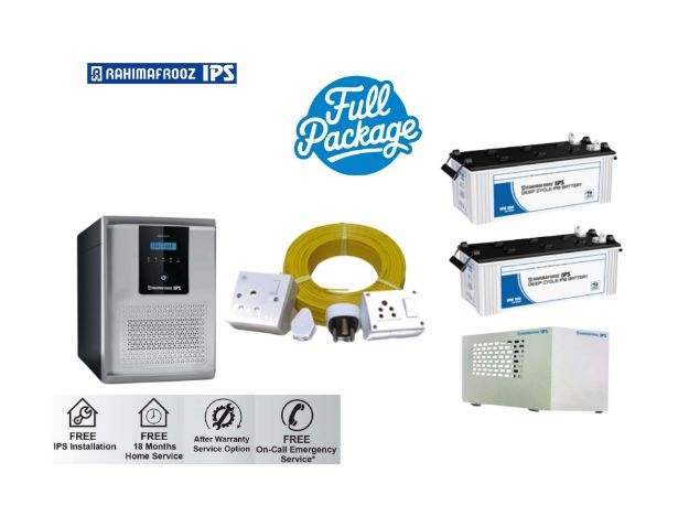 Rahimafrooz RZ-2.2KVA Sine Wave IPS Inverter + Battery Full Package