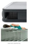 INTEX Dura‑Beam Deluxe Comfort‑Plush Air Mattress-Inflatable Double Bed-60" Width
