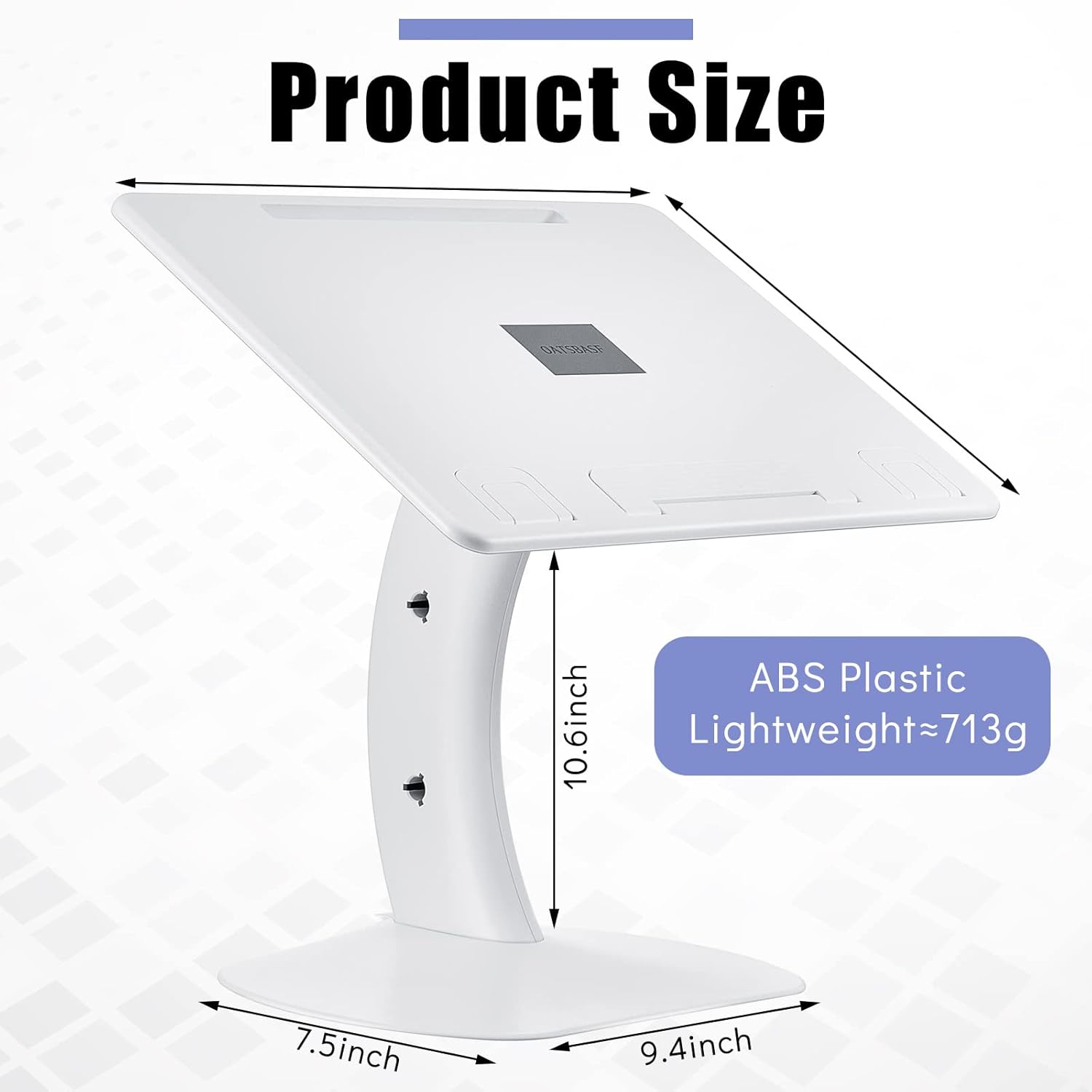 0009211 forever easy lap desk foldable portable laptop table for bed or floor