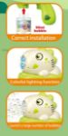 6-Hole Lighting Bubble Gun – Battery Operated Bubble Toy for Kids 3+