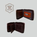 Genuine Leather Men’s Wallet with Zipper-AL-85 | Export Quality