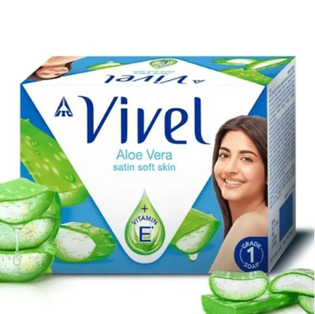 Vivel Aloe Vera Soap – Satin Soft Skin with Natural Moisture