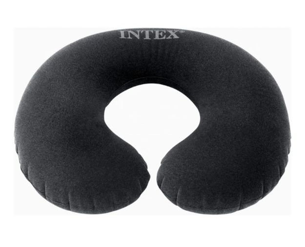 INTEX Memory Foam Travel Neck Pillow – Car & Airplane Comfort Support