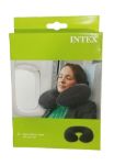 INTEX Memory Foam Travel Neck Pillow – Car & Airplane Comfort Support