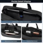 Arctic Hunter GWB00889 Water Resistant Office Bag for 15.6-inch Laptop
