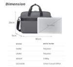 Arctic Hunter GWB00889 Water Resistant Office Bag for 15.6-inch Laptop