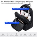 GOLDEN WOLF GB00711 Anti-Theft Water-Resistant Laptop Backpack