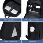 GOLDEN WOLF GB00711 Anti-Theft Water-Resistant Laptop Backpack