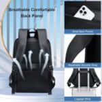 GOLDEN WOLF GB00736 Anti-Theft Water-Resistant Laptop Backpack