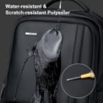 GOLDEN WOLF GB00736 Anti-Theft Water-Resistant Laptop Backpack