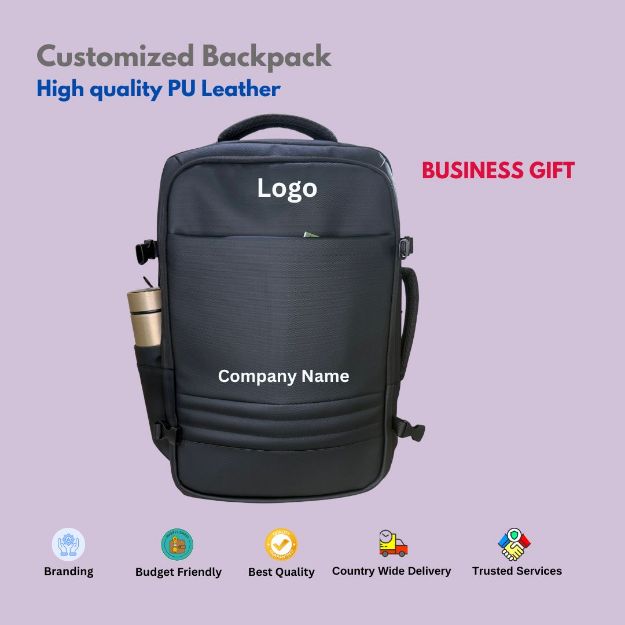 Picture of 3 Way Useable  High Quality PU Leather Backpack 