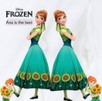 Disney Frozen Princess Anna Costume