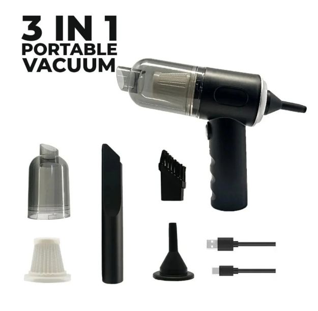 Portable Wireless Mini Vacuum Cleaner – cordless & rechargeable
