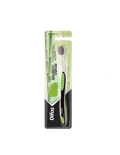 	Difas Bamboo Charcoal Soft Bristle Toothbrush