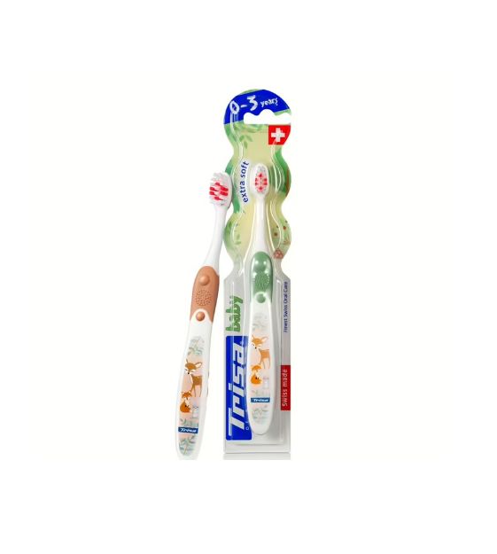 Trisa Baby Toothbrush – Gentle Infant Oral Car
