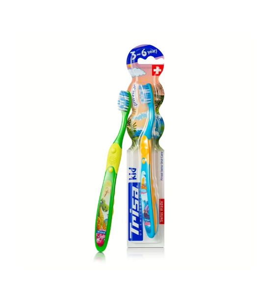Trisa Kid Toothbrush (3–6 Years) – Extra Soft & Gentle Cleaning